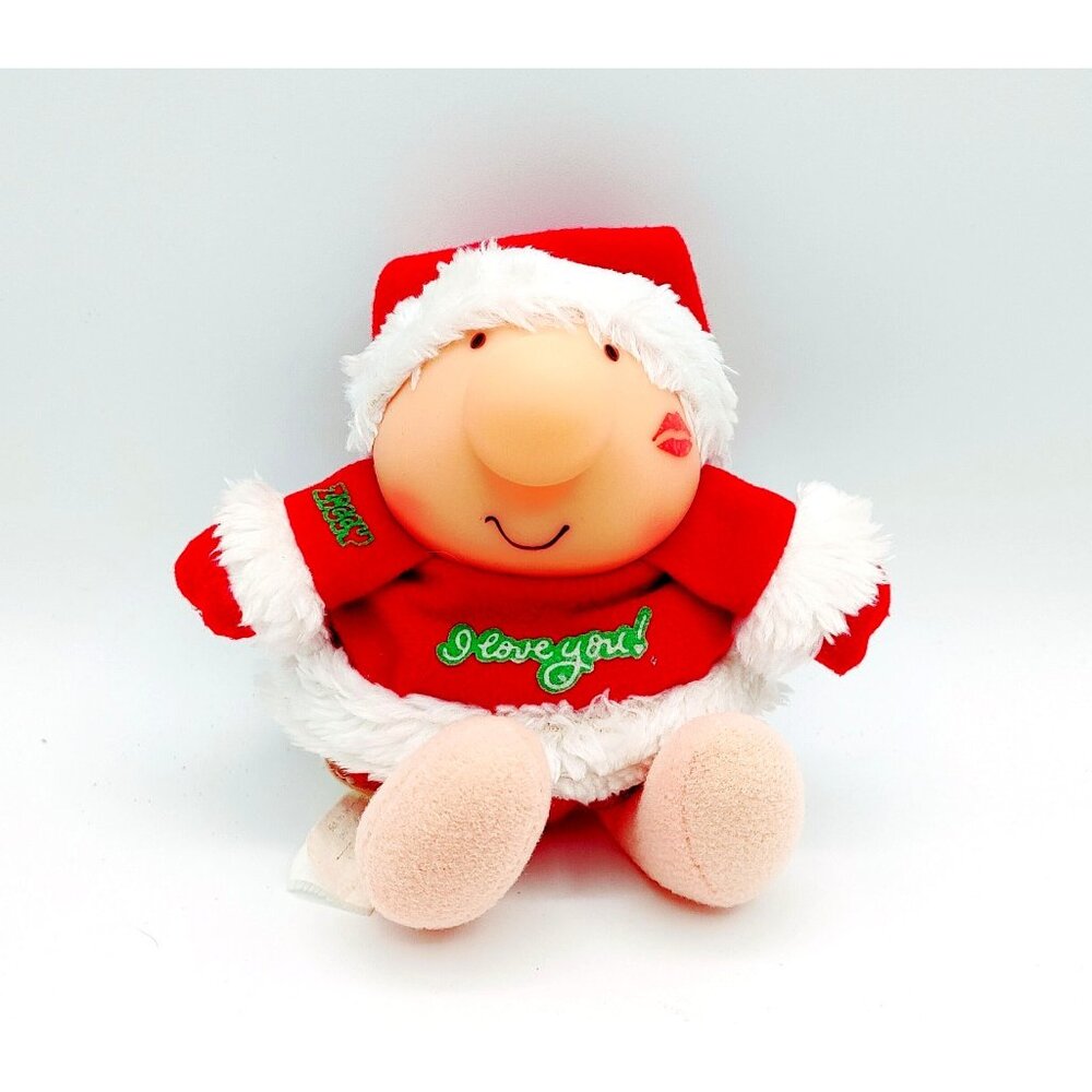 Vintage 1985 Ziggy Christmas American Greetings Santa Jolly Holiday Plush Doll